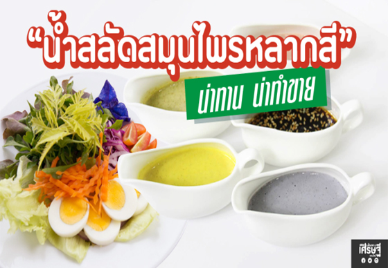 หางาน,สมัครงาน,งาน,“น้ำสลัดสมุนไพรหลากสี” น่าทาน น่าทำขาย